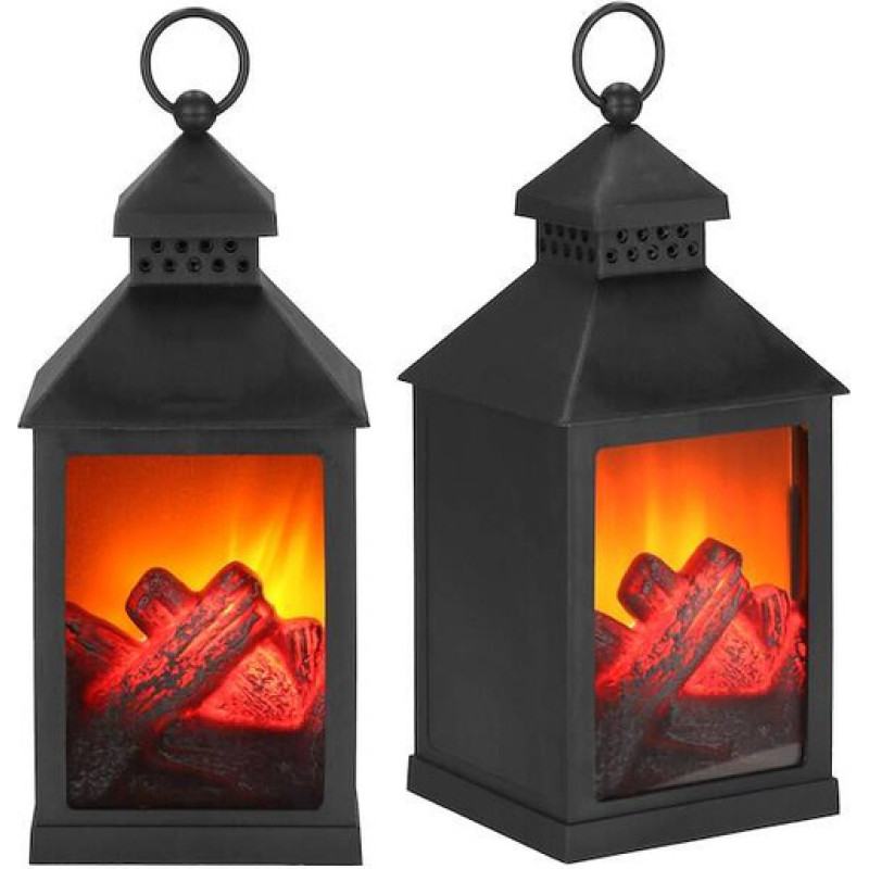 Springos Karājo&scaron;ais laternu LED dekoratīva sveču lampa , dedzino&scaron;a liesma efekts, Springos CL0862 10,5&times;10,5&times;22,5 cm