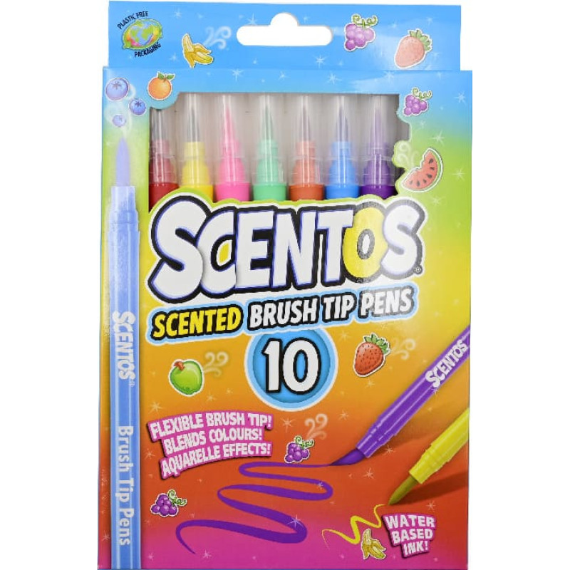 Dumel SCENTOS ST 20465 smaržīgie flomāsteri – otiņas veidā, 10 gab.