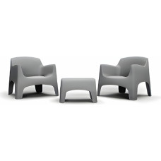 Bica Dārza mēbeļu komplekts Set Ibiza Terrace gai&scaron;i pelēks