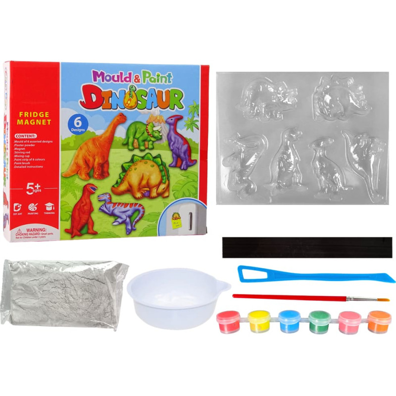 Magnētu gatavošanas komplekts „Dinozauri”