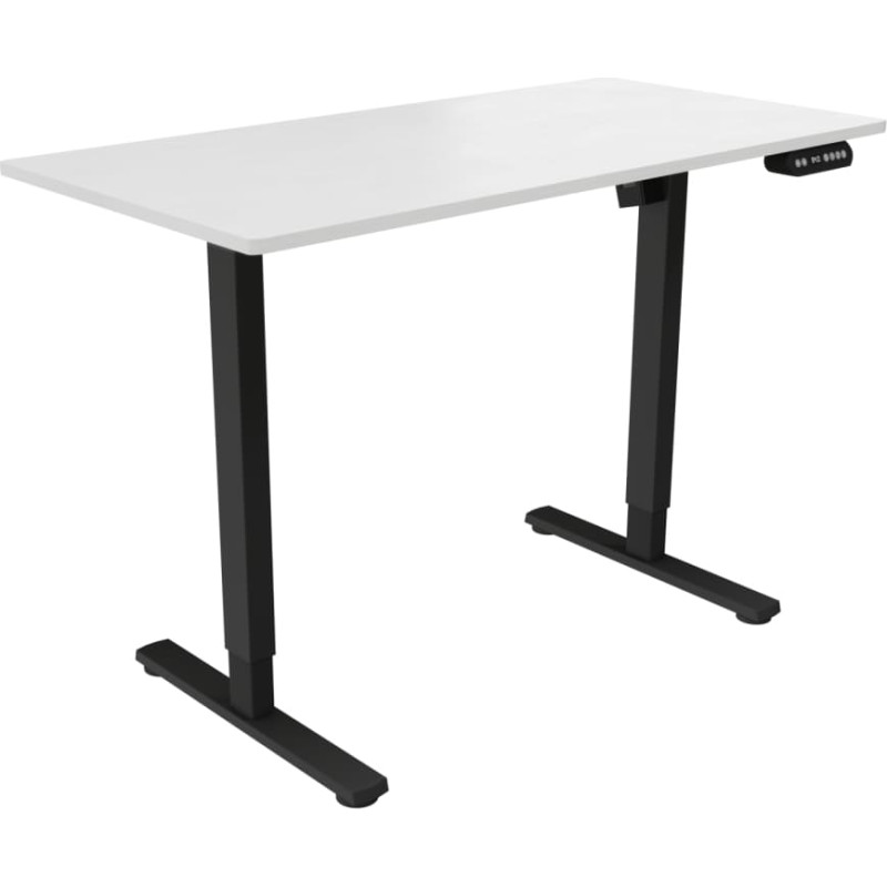 White Shark Gaming Desk Axiom-W Set of 2 pcs.(1/2 + 2/2) White-1 Motor