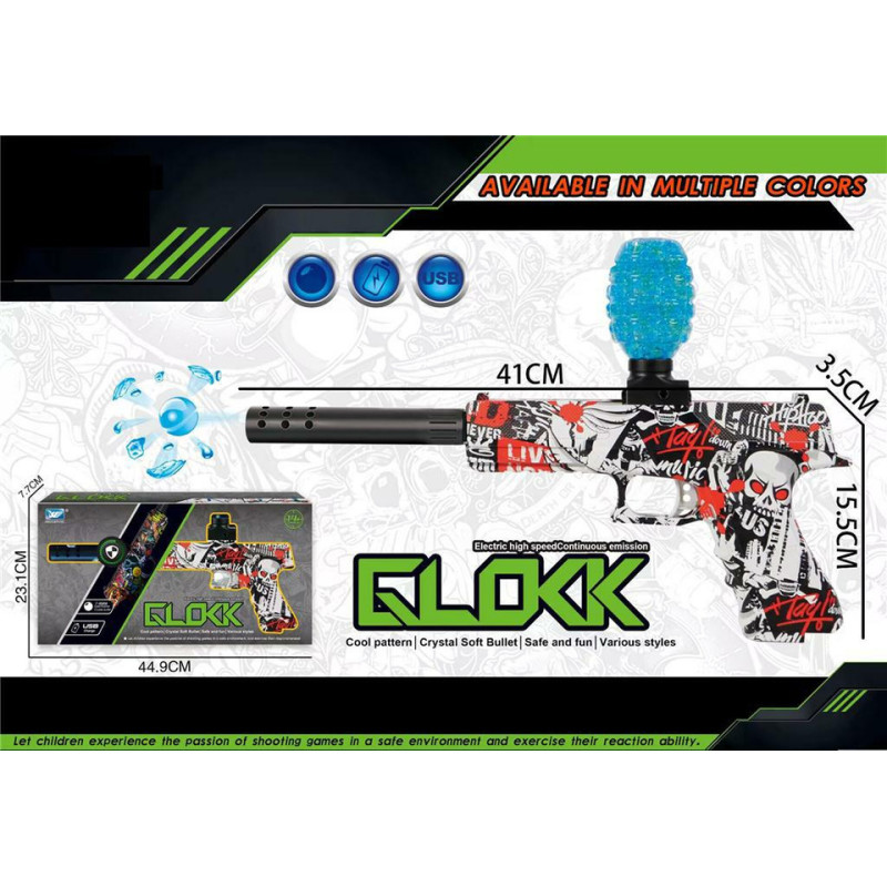 Imitācijas ierocis – ūdens lodīšu pistole (Glock), 04617