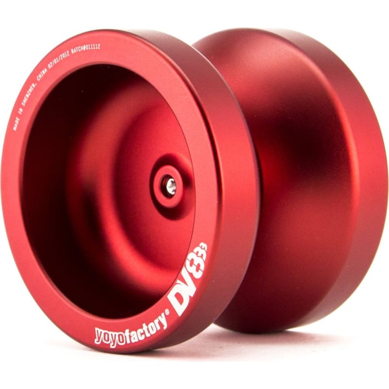 Yoyofactory YO-YO METAL DV888 rotaļlieta iesācējiem un profesionāļiem, sarkans - YO 027