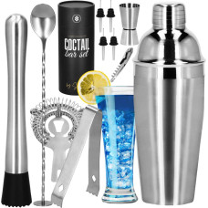 Springos Bārmeņa komplekts kokteiļiem un dzērieniem 11 elementi Springos KI0156, 750 ml no nerūsējo&scaron;ā tērauda