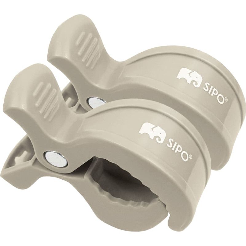 SIPO mounting clips 2pcs beige SCA-20BE