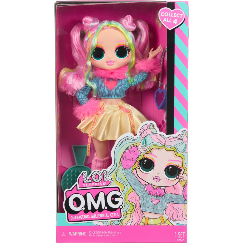 LOL 595649EUC L.O.L. Surprise OMG Entry Doll Bubblegum DJ