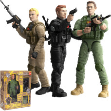 FIGURKA ŻOŁNIERZA Z BRONIĄ