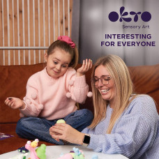 Okto Rado&scaron;ais komplekts Air clay Modelē&scaron;anas masas - komplekts 24 krāsas