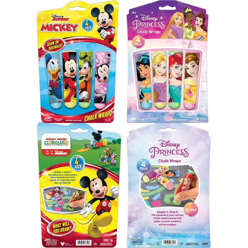John Krītiņi Disney, 4 krāsas, komplekts