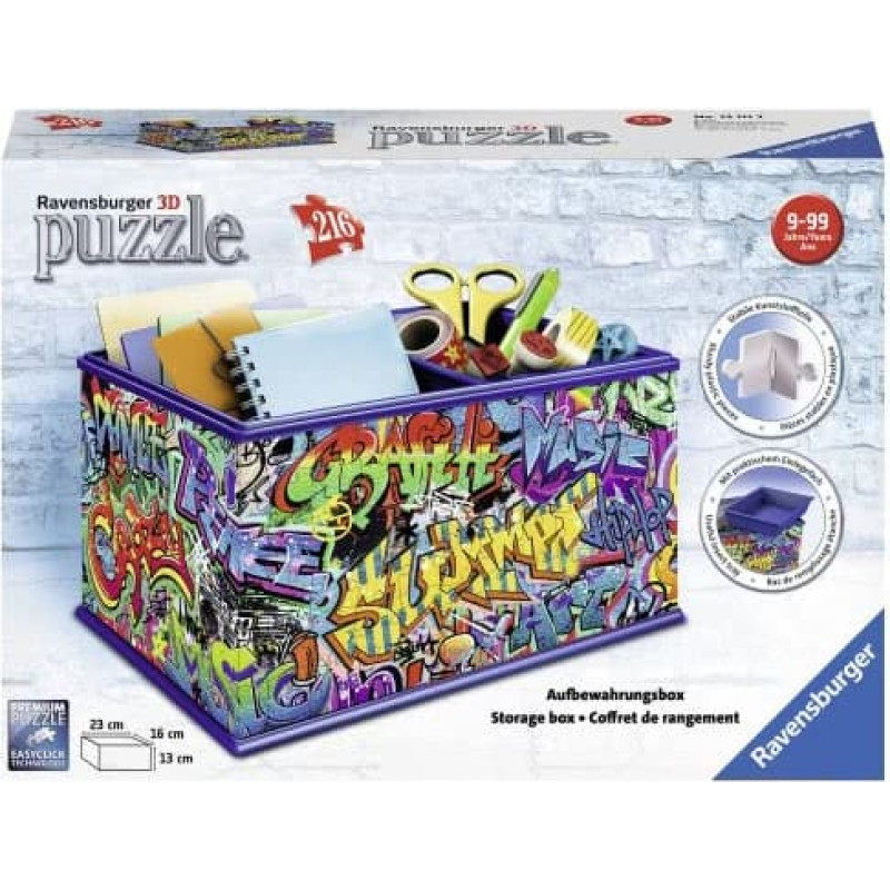 Ravensburger 3D puzle rotaslietu kastīte Graffiti