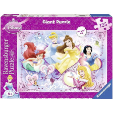 Ravensburger Puzle, 125 gab., Disneja princeses