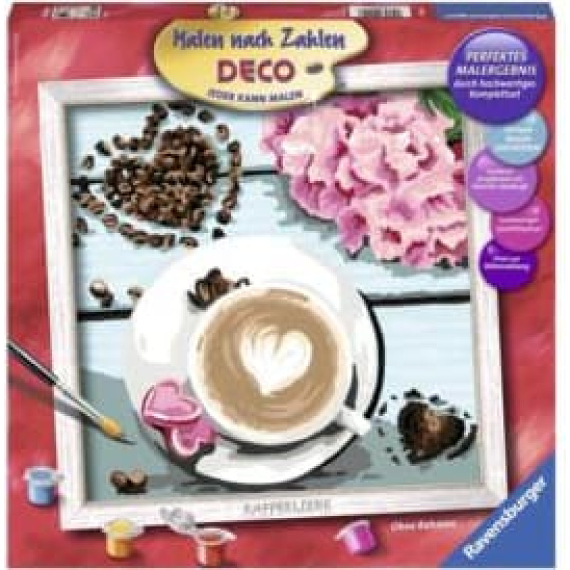 Ravensburger Krāsojama glezna - Kaffeeliebe