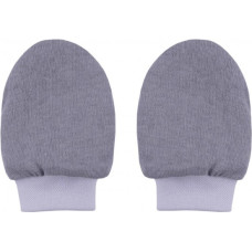 Minikid Zīdaiņu cimdiņi-dūraiņi kokvilnas GREY (990)