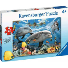 Ravensburger Puzle 60 gab. Delfīni