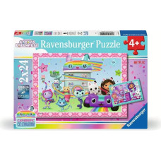 Ravensburger Puzle 2x24 gab. Gabbys leļļu māja