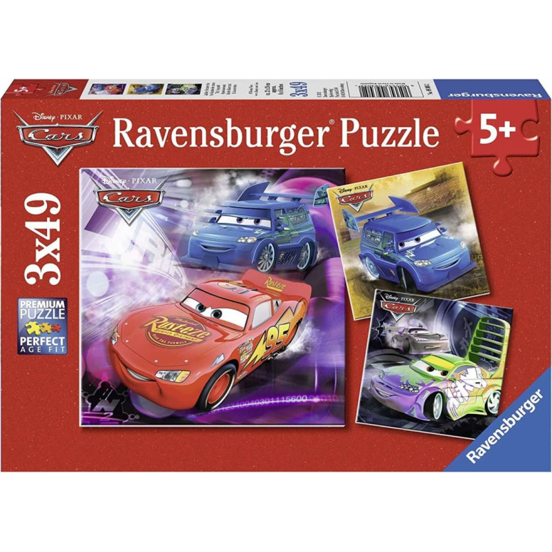 Ravensburger Puzle 3x49 gab. Vāģi