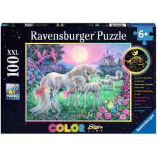 Ravensburger Puzle 100 gab. Color Studio Vienradži