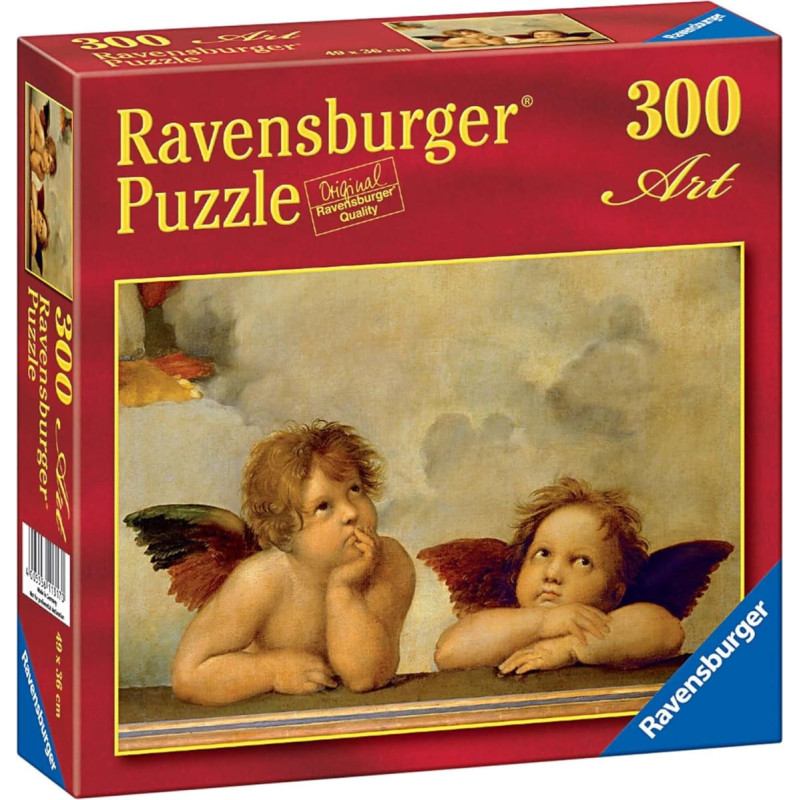 Ravensburger Puzle 300 Māksla Rafaēls: Eņģelī&scaron;i