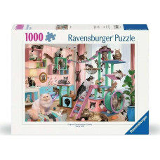 Ravensburger Puzle 1000 Kaķu koku paradīze