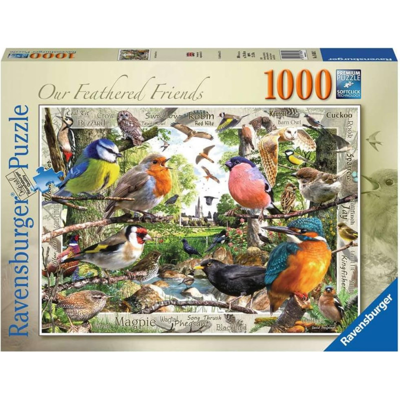 Ravensburger Puzle 1000 Mūsu spalvu draugi