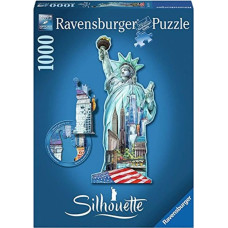 Ravensburger Puzle 1000 Konturpuzle Ņujorka