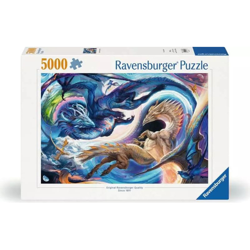 Ravensburger Puzzle 5000 Dragon Day and Night