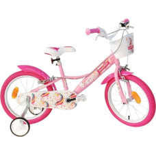 Bimbo Bike Bērnu velosipēds Bimbo Bike 16'' ''UNICORN STAR'', balts/ rozā