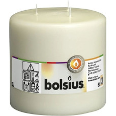 Bolsius Svece cilindrs ar 3 degļiem Mamoth &Oslash;150x150mm bē&scaron;a