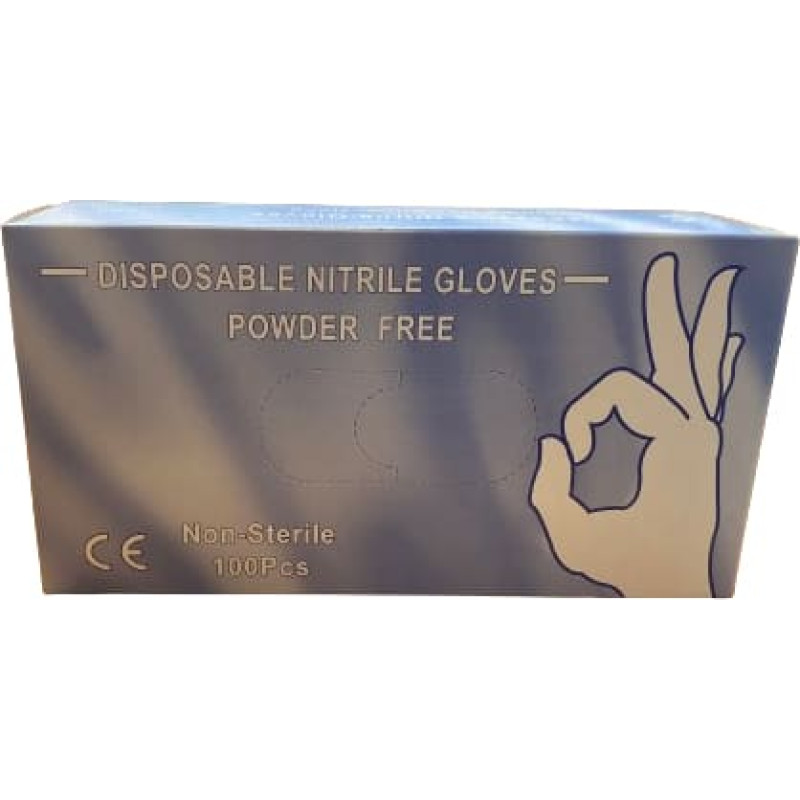 Supermax Glove Manufacturing Cimdi nitrila zila XL N100