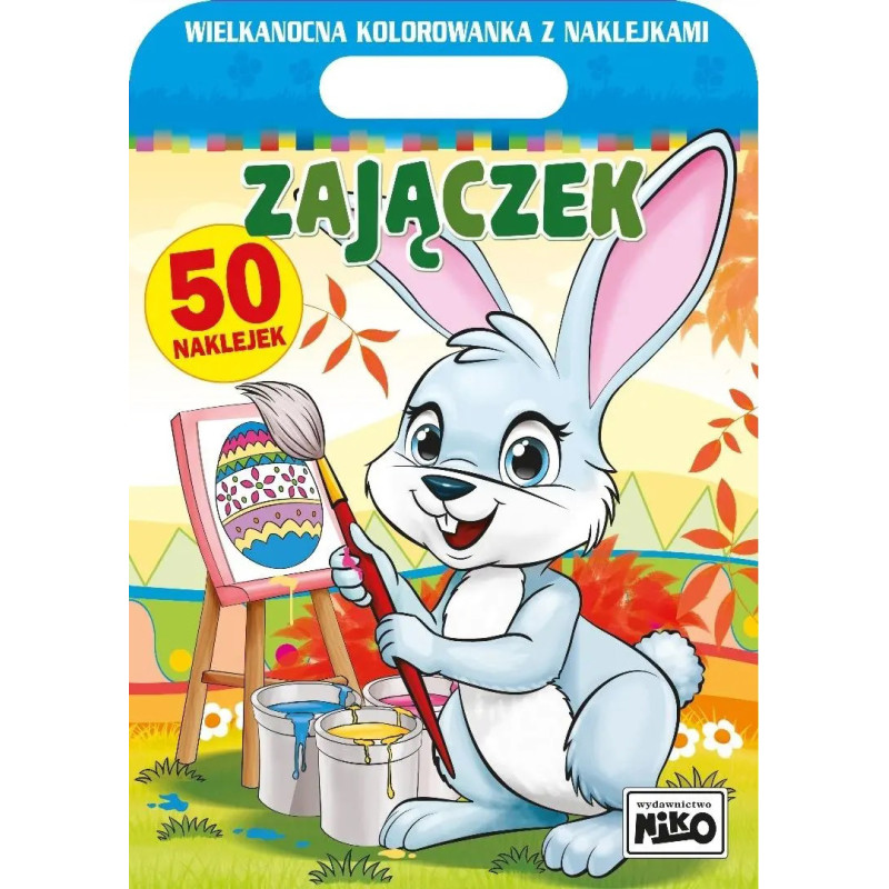 WIELKANOCNA KOLOROWANKA Z NAKLEJKAMI