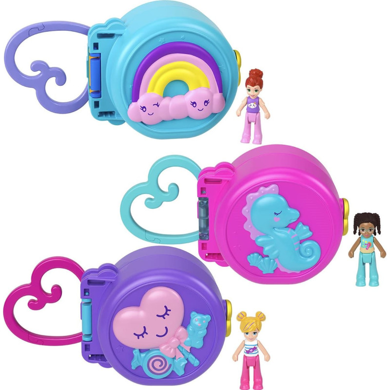 Polly Pocket On The Go Fun komplekts (3 veidi), 1 gab.
