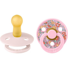 Bibs x Liberty Colour Round Mānekļi no dabiskā kaučuka Oscar Meadow Petal Mix 6-18m 2pcs