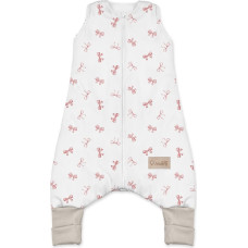 Albero Mio Śpiworek z nogawkami S 1,5 tog CP9 Pudrowe kokardki