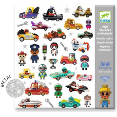 Djeco 160 uzlīmes &ndash; Crazy Motors pasaule