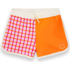 Kietla ICONIC peld&scaron;orti ar UPF 50+ saules aizsargaudumu un UV sensoru, bērniem 8-10 gadi, Tartan Red