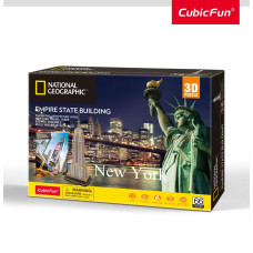 Cubic Fun CUBICFUN NATIONAL GEOGRAPHIC 3D puzle Empire State Building
