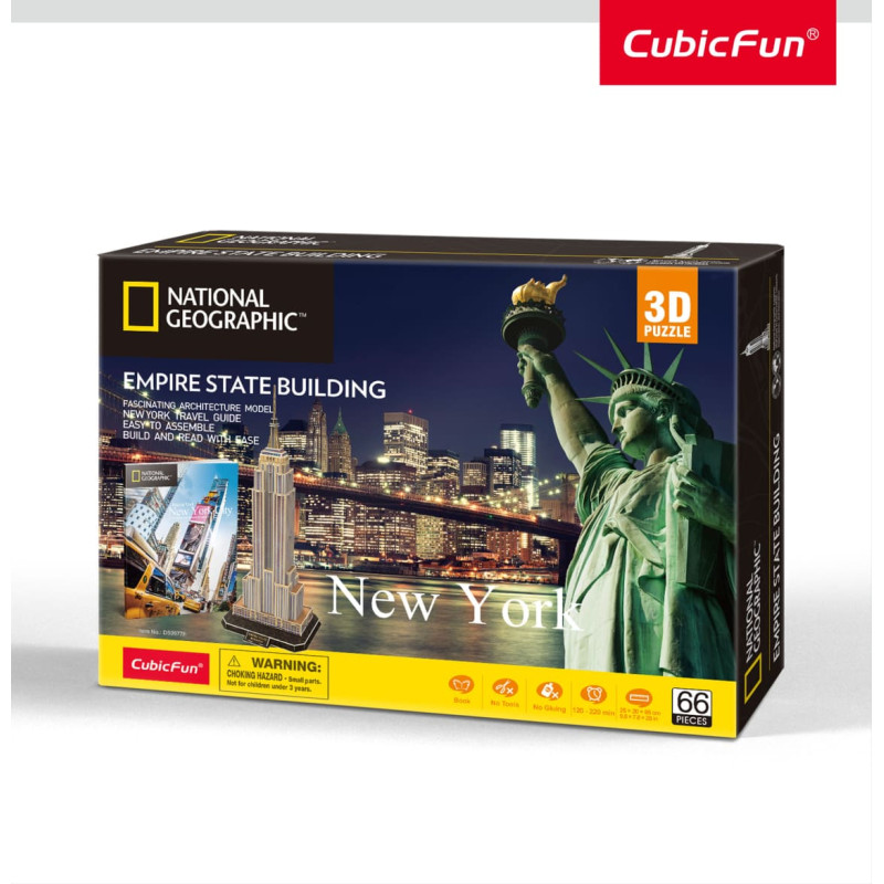 Cubic Fun CUBICFUN NATIONAL GEOGRAPHIC 3D puzle Empire State Building