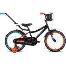 Tabou Bērnu velosipēds TABOU Rocket CS ALU, 18" melni oranžs