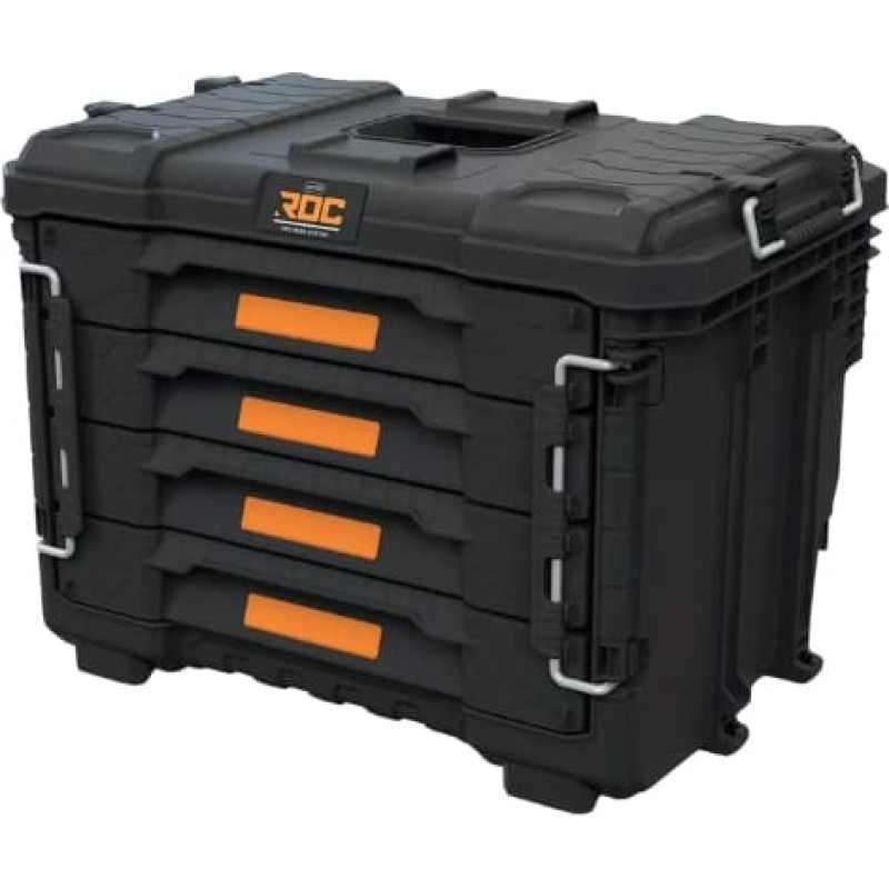 Keter Instrumentu kaste ar 4 atvilktnēm ROC Pro Gear 4 Drawers Unit XL 56,5x37,5x41,3cm