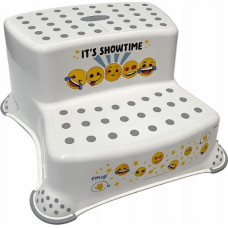 Keeeper Divpakāpienu soliņ&scaron; Igor "Emoji Showtime" 40x37x21cm balts