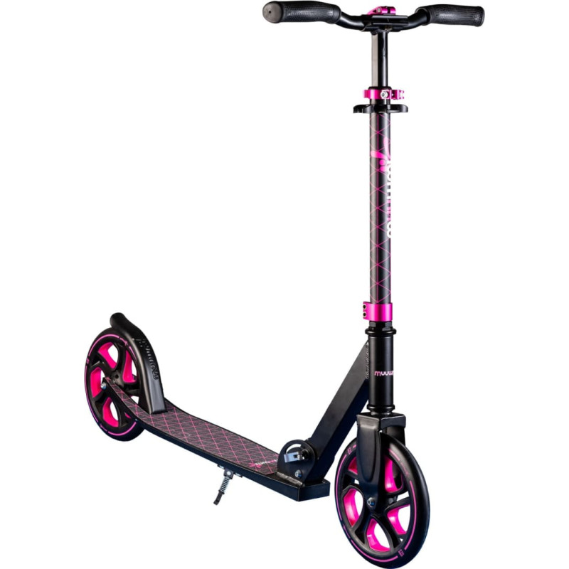 Muuwmi Aluminium Scooter PRO skrejritenis, 215 mm, pink - AU 472