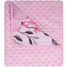 DUET BABY Pleds Minky+Cotton Print  art. 625 Rabbit pink (746256)