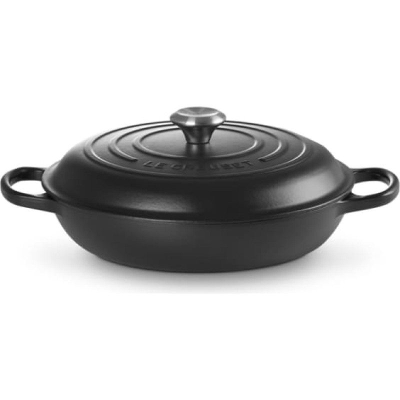 Le Creuset Čuguna katls sekls 30cm / 3,5L matēts melns
