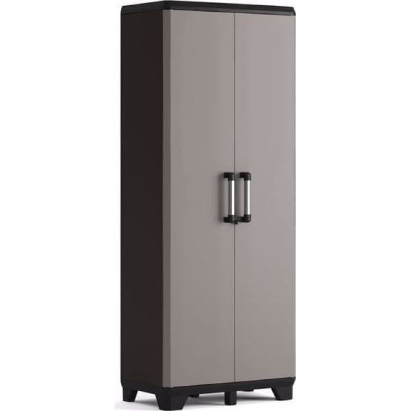 Keter Diy Skapis Pro Tall Cabinet 68x39x173cm pelēks/melns