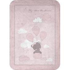 Super soft blanket 80/110 cm Dream Big Pink