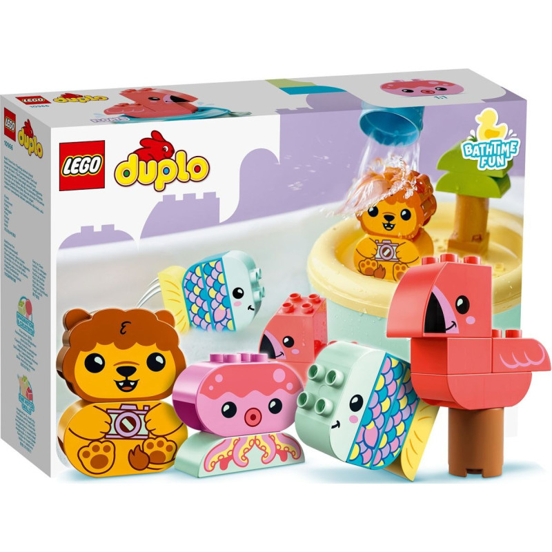 Lego Duplo Zabawa w Kąpieli Pływająca Wyspa Ze Zwierzątkami 10966