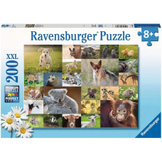 Ravensburger Puzzle Baby Animals 200pc XXL 13353