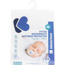 Mattress protector fitted - organic cotton 70/140/15 cm