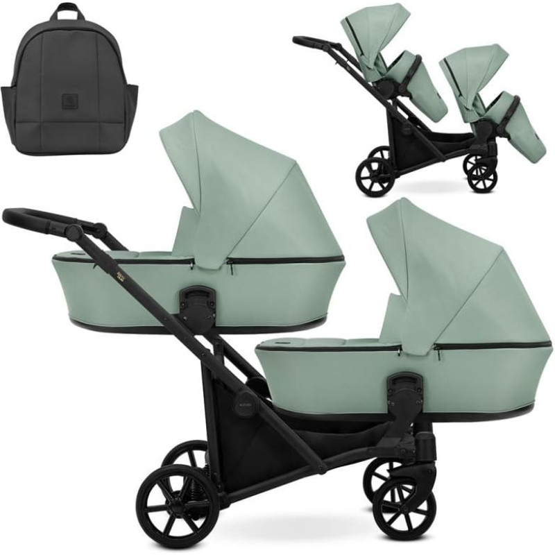 Brav Duo 2in1 Pram For Twins