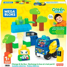 Mega Bloks Green Town & Go autobusa celtniecības komplekts